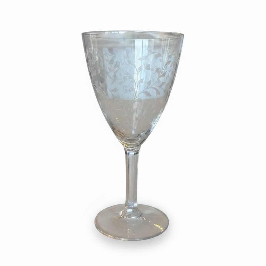 Photo 1 of VINTAGE CRYSTAL WINE GOBLETS (8) $80