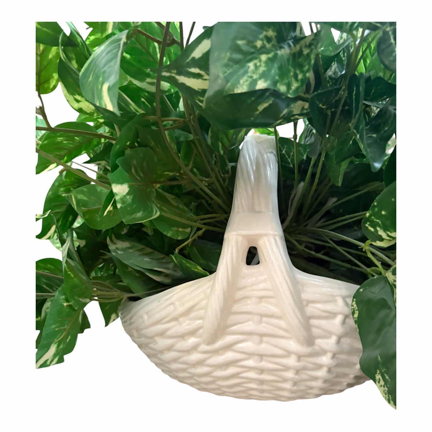 Photo 1 of 5-  FAUX PLANTS IN CERAMIC AND WICKER BASKETS
