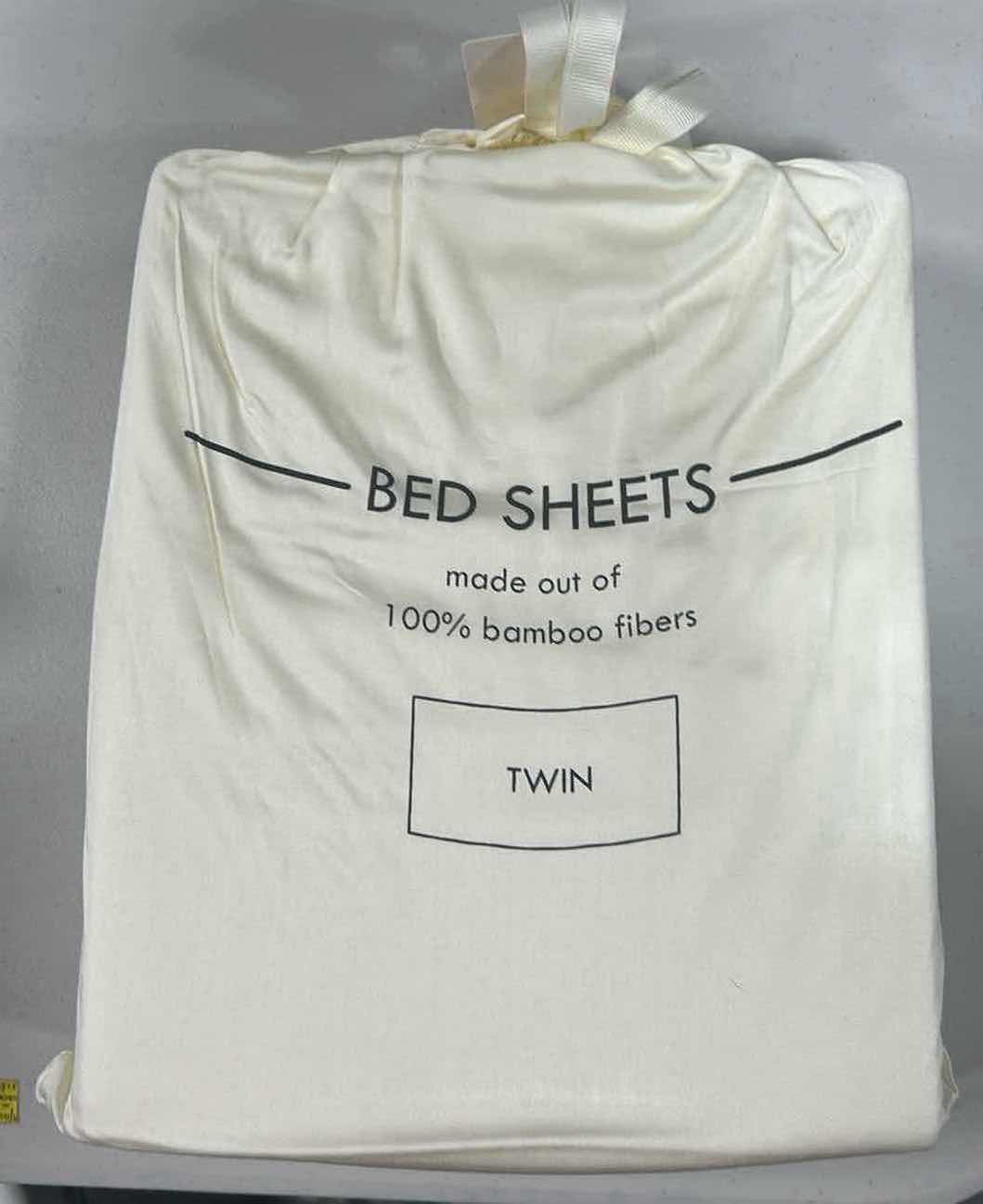 Photo 1 of BAMBOO IS BETTER CREAM 100% BAMBOO FIBERS TWIN BED SHEET SET