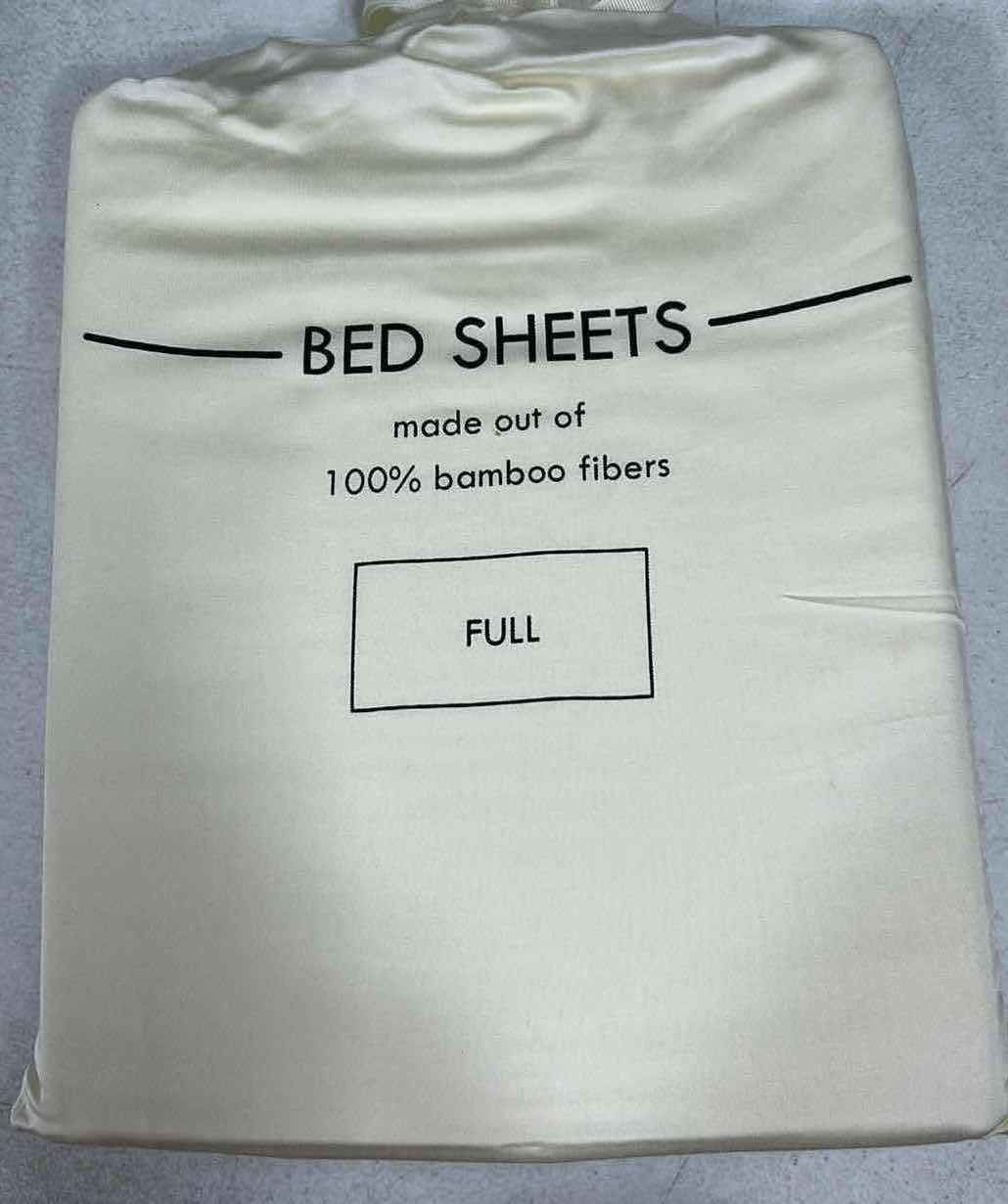 Photo 1 of BAMBOO IS BETTER CREAM 100% BAMBOO FIBERS FULL BED SHEET SET