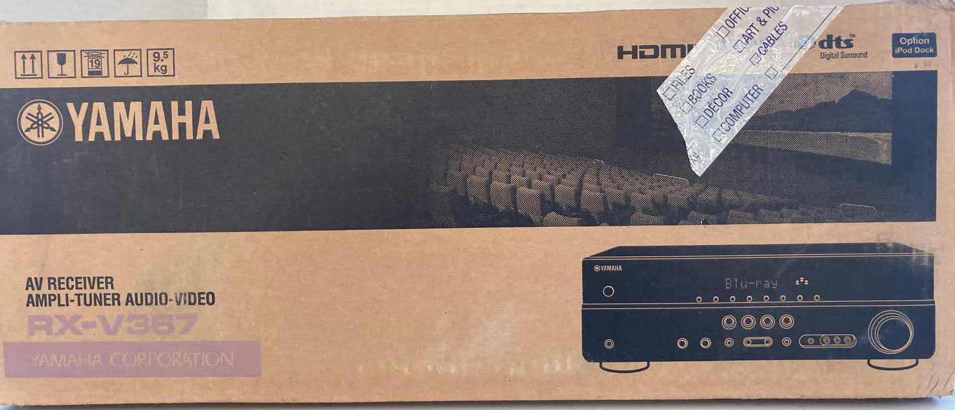 Photo 1 of YAMAHA AV RECEIVER AMPLI-TUNER AUDIO-VIDEO MODEL RX-V367