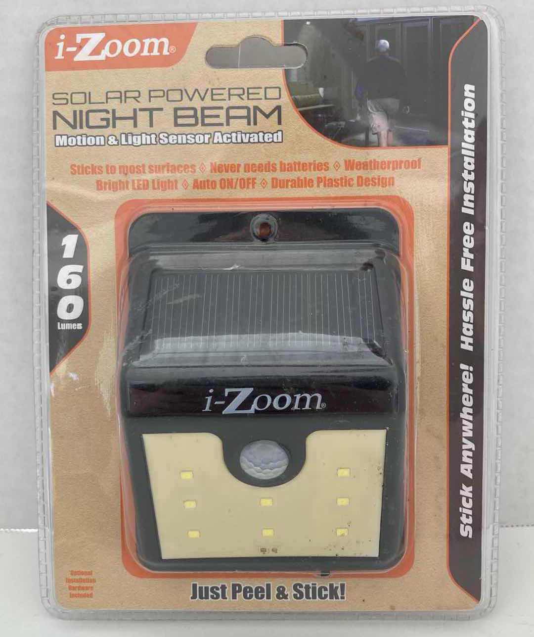 Photo 1 of NEW I-ZOOM SOLAR POWERED MOTION ACTIVATED NIGHT BEAM LIGHT (2)