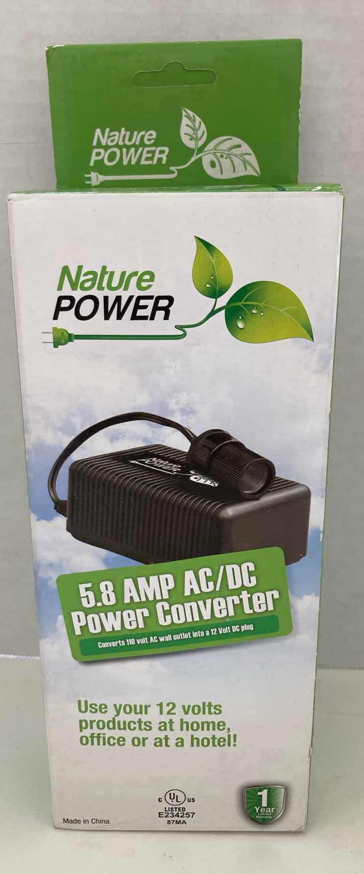 Photo 1 of NEW NATURE POWER 5.8 AMP AC/DV POWER CONVERTER