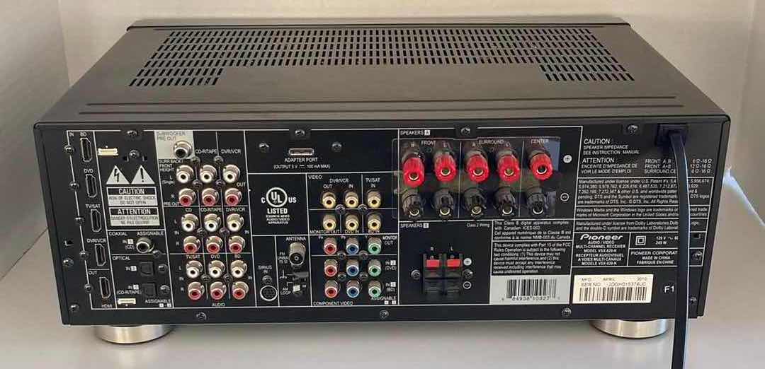 Photo 1 of PIONEER AUDIO/VIDEO MULTI- CHANNEL RECEIVER MODEL VSX-820-K