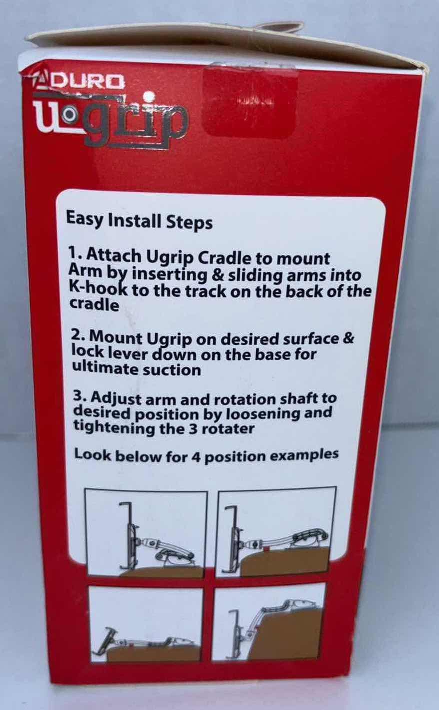 Photo 1 of NEW ADURO U-GRIP ADJUSTABLE UNIVERSAL TABLET MOUNT (FOR ALL 7”-10” TABLETS)