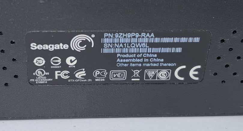 View 3 of SEAGATE FREEAGENT GOFLEX DESK 2TB USB 2.0 3.5” EXTERNAL HARD DRIVE (BLACK)