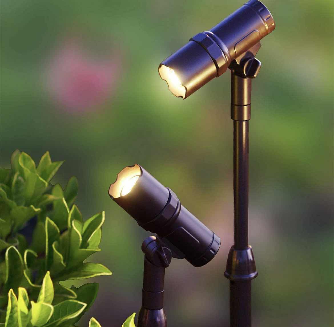 Photo 1 of SMARTYARD SONAR POWERED SPOTLIGHTS 2PACK