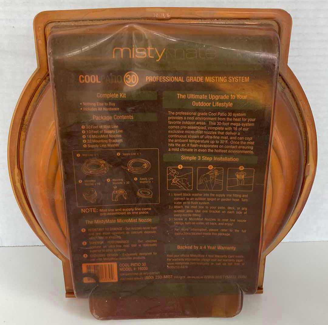 Photo 1 of MISTYMATE COOL PATIO 30FT MISTING SYSTEM LINE W WAYTEK CABLE CLAMPS