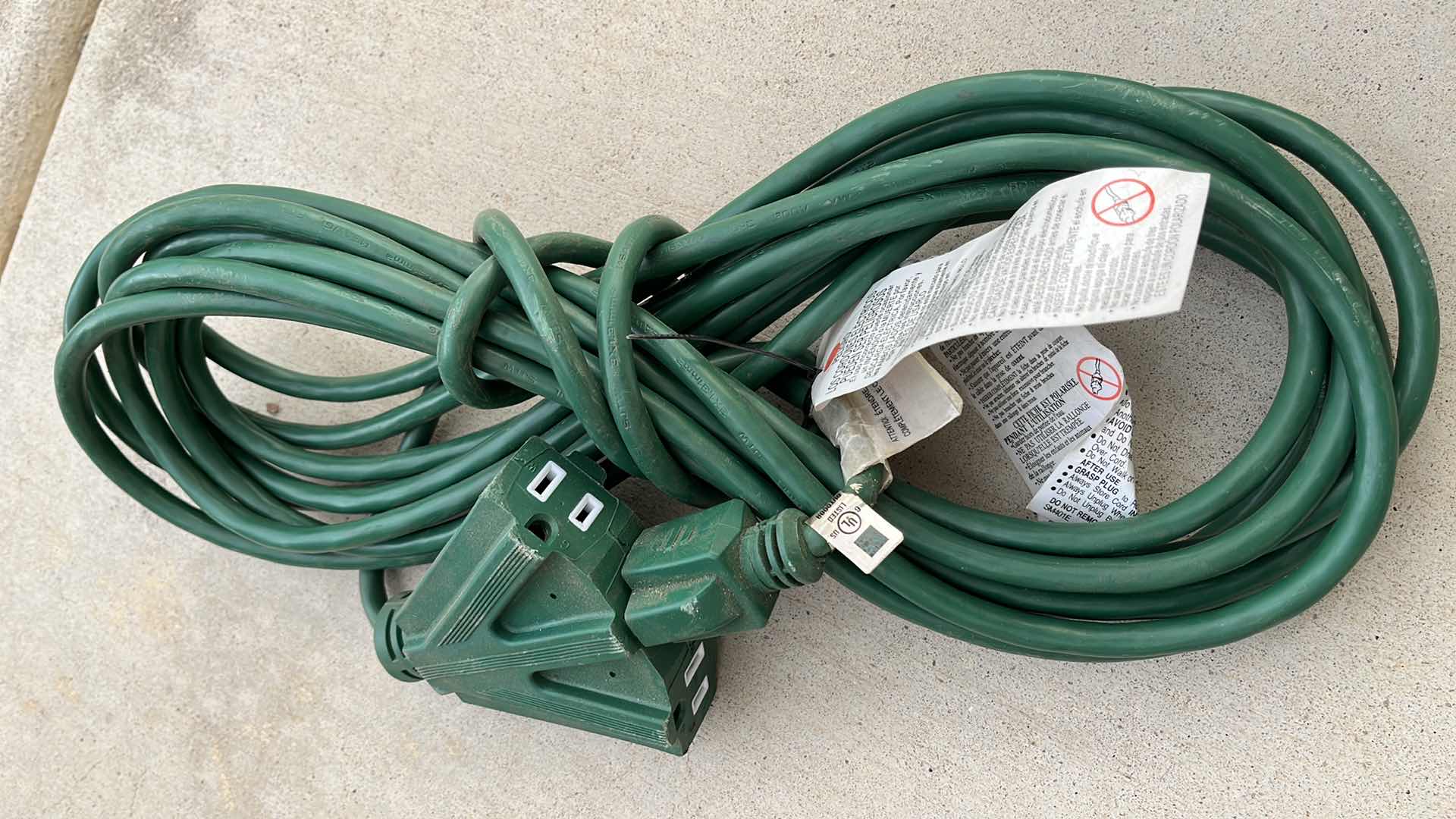 Photo 1 of EXTENSION CORDS-VARIOUS SIZES (3)