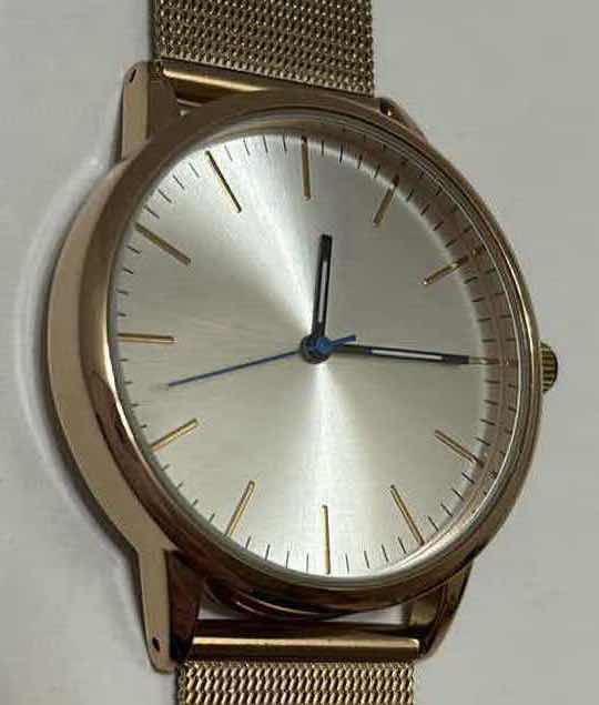Photo 1 of WOMENS ANALOG WATCH W GOLD FINISH MESH BAND