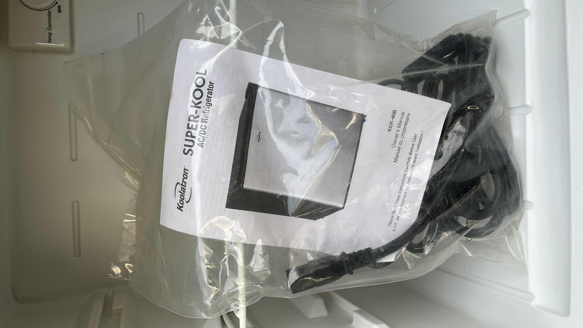 Photo 1 of KOOLATRON SUPER KOOL MINI AC/DC REFRIGERATOR MODEL KCR-40B