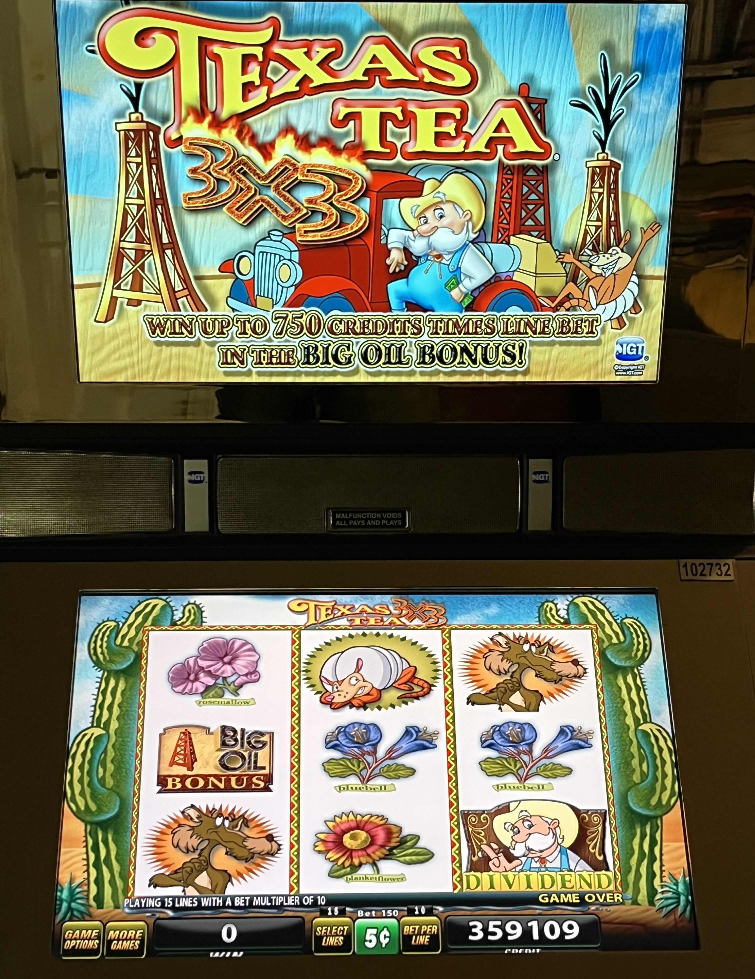 Photo 1 of IGT MULTI GAME WINNERS CHOICE CASINO GAMING MACHINE MODEL 96499417 (READ NOTES)