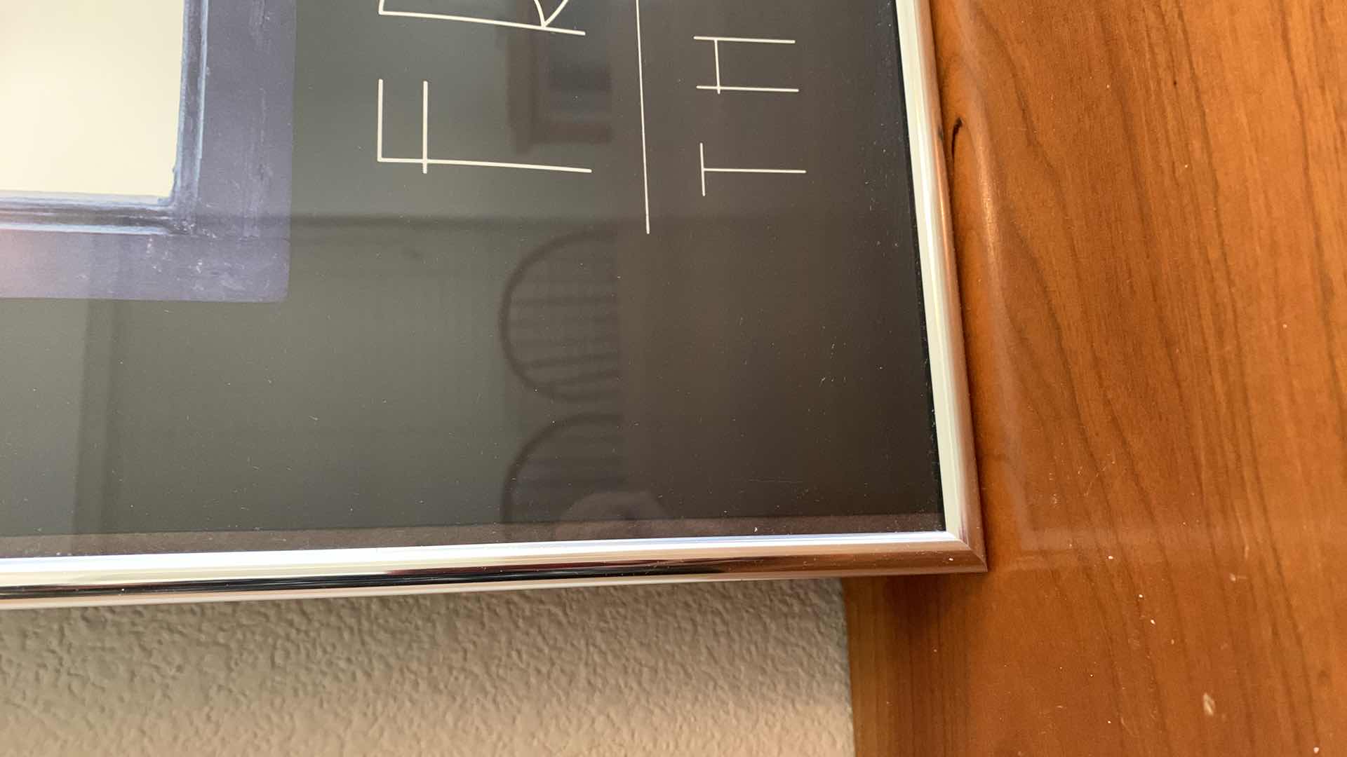 Photo 1 of FRANK LLOYD WRIGHT - THE ART INSTITUTE OF CHICAGO FRAMED PRINT 
36” x 26”