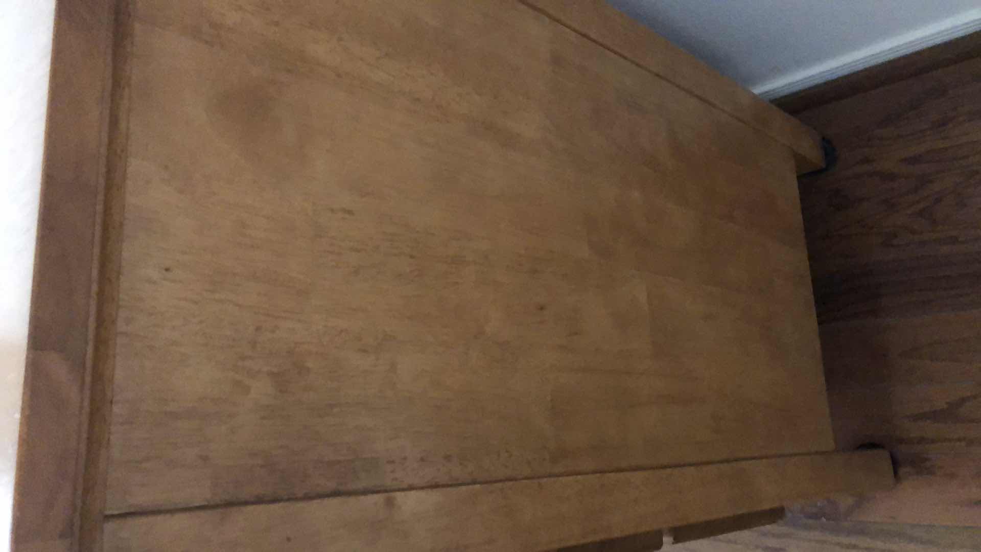 Photo 1 of MAPLE CHEST OF DRAWERS WITH DOVETAIL DRAWERS 60” X 18” H 35”