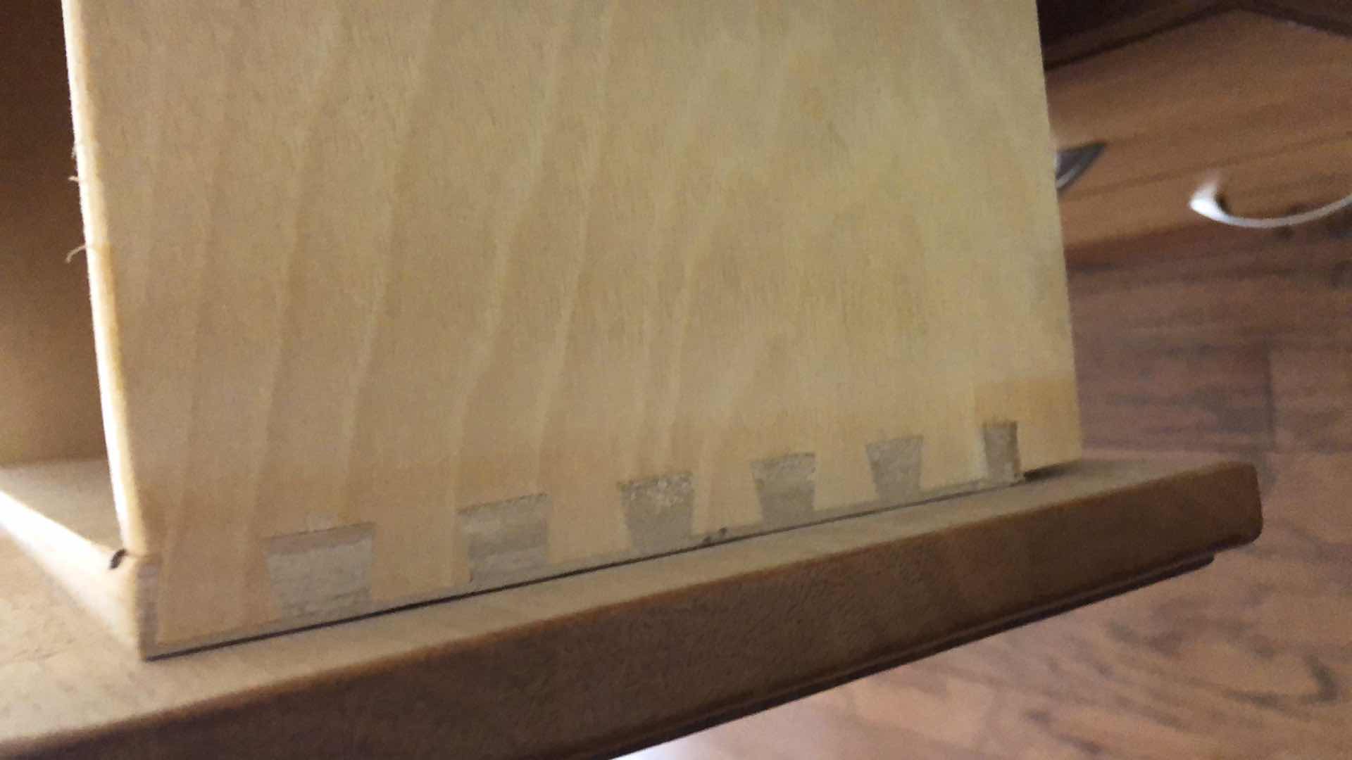 Photo 1 of MAPLE CHEST OF DRAWERS WITH DOVETAIL DRAWERS 60” X 18” H 35”