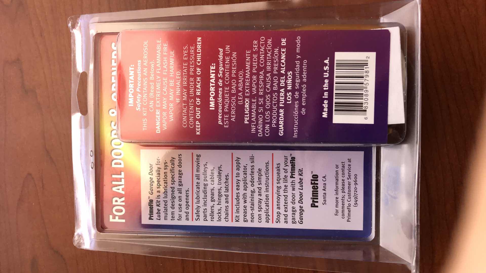 Photo 1 of GARAGE DOOR LUBRICANT