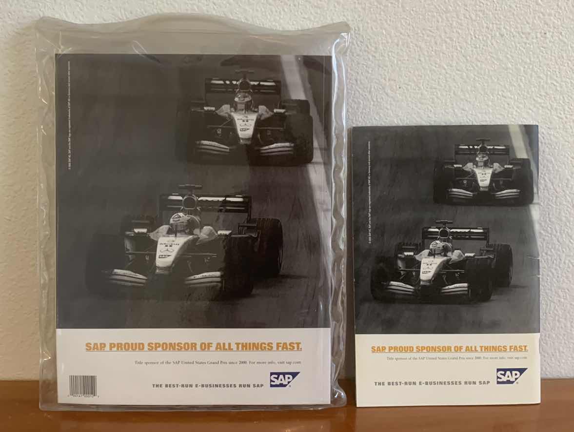 Photo 1 of F1 FORMULA 1 GRAND PRIX OFFICIAL PROGRAM YEAR 2002 IN PLASTIC SLEEVE