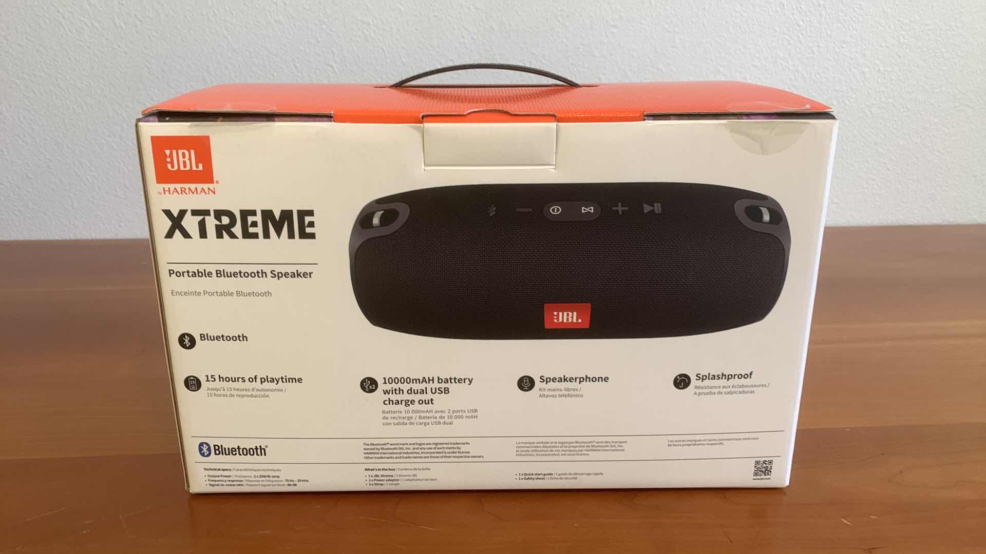 View 2 of JBL BY HARMAN XTREME PORTABLE BLUETOOTH SPEAKER