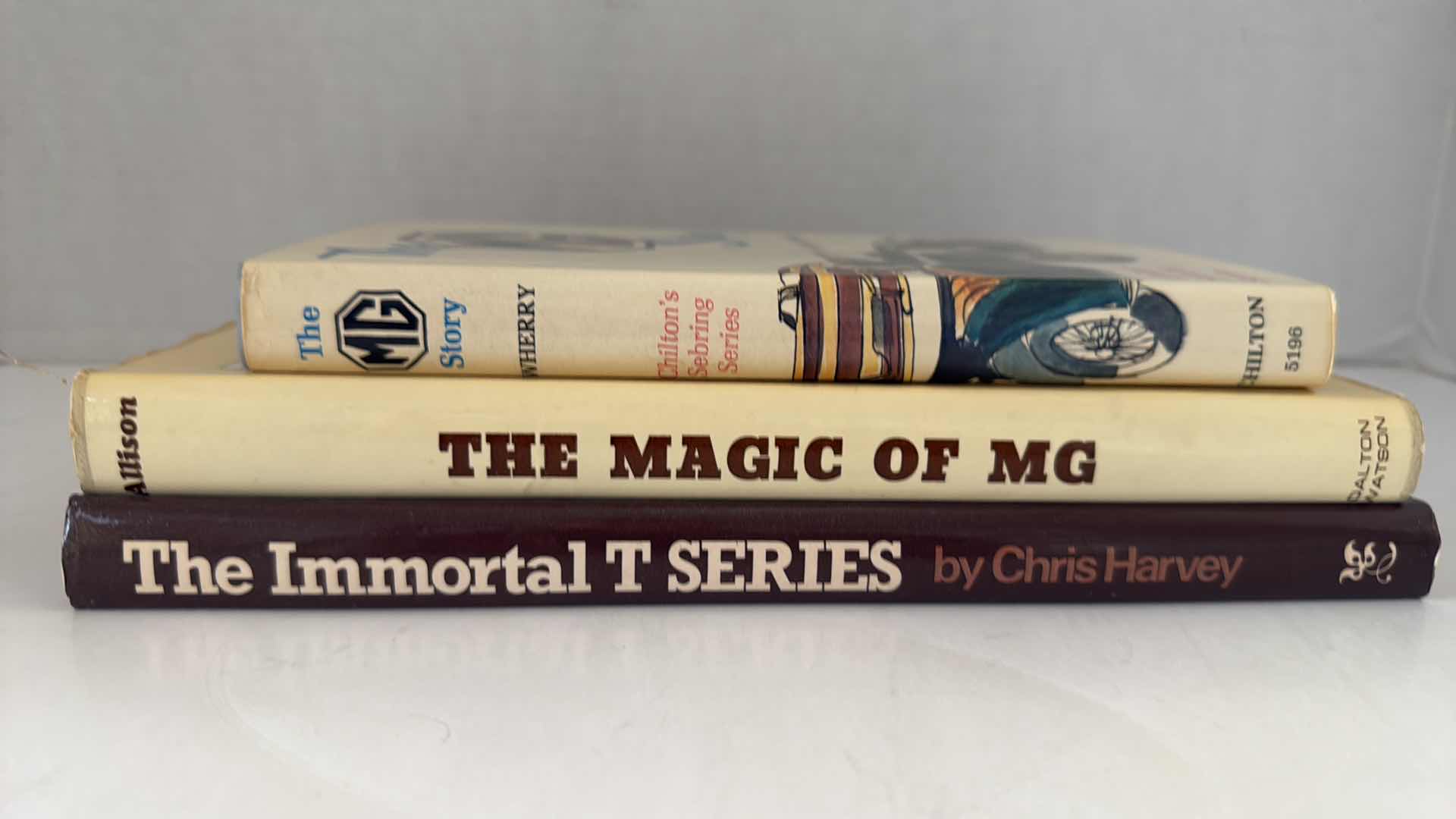 Photo 1 of 3 VINTAGE MG MIDGET CAR BOOKS VARIOUS AUTHORS