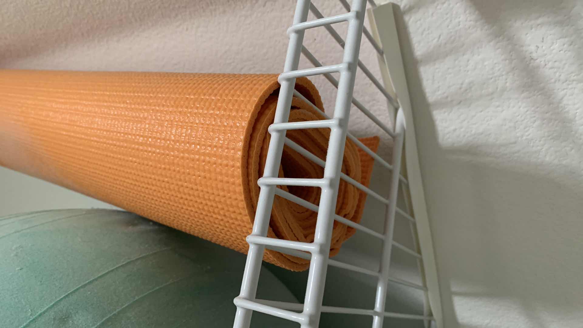 Photo 1 of EXERCISE BALL AND YOGA MAT