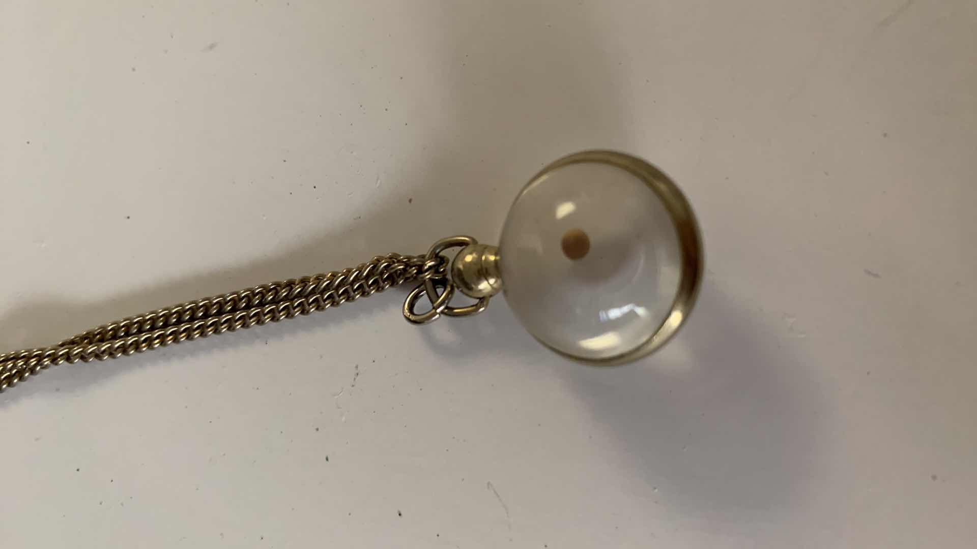 Photo 1 of ANTIQUE GOLD FILLED MUSTARD SEED PENDANT