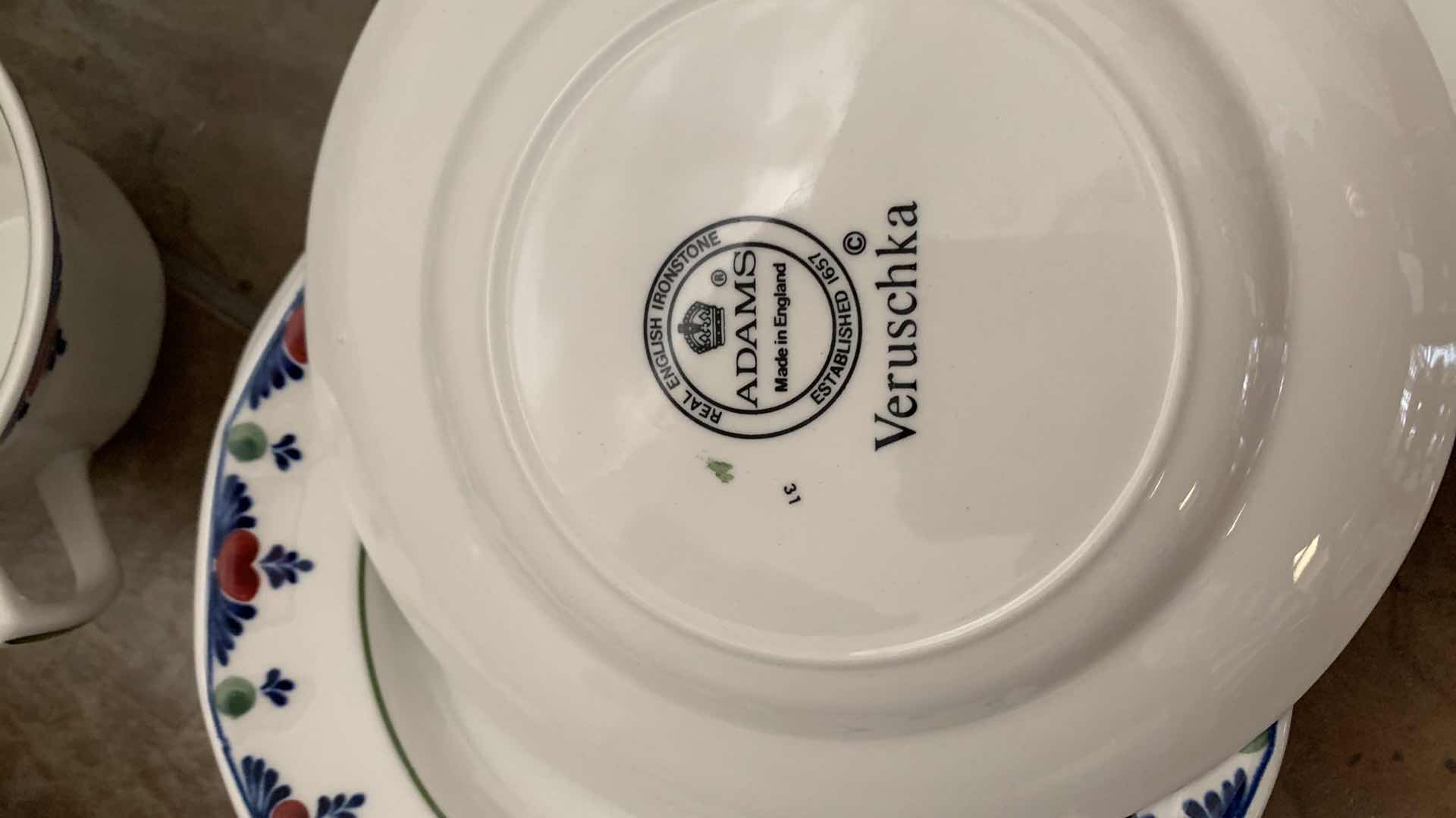 Photo 1 of 47 PIECE ENGLISH IRONSTONE “VERUSCHKA” MADE IN ENGLAND