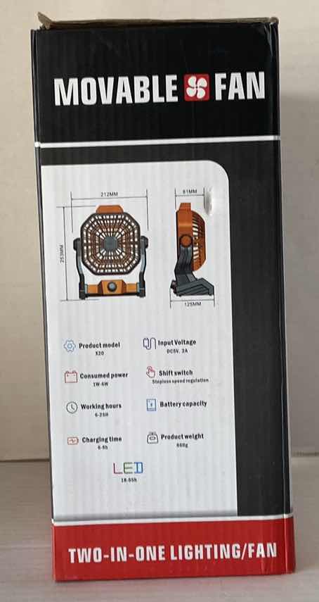 Photo 1 of MOVABLE FAN TWO IN ONE LIGHTING/FAN