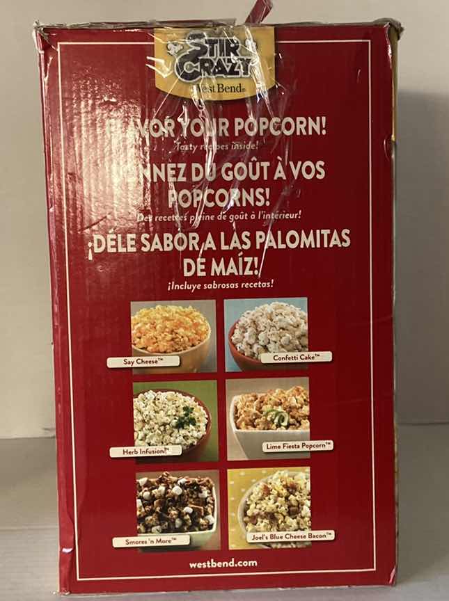 Photo 1 of POPCORN MACHINE 5.7 LITERS