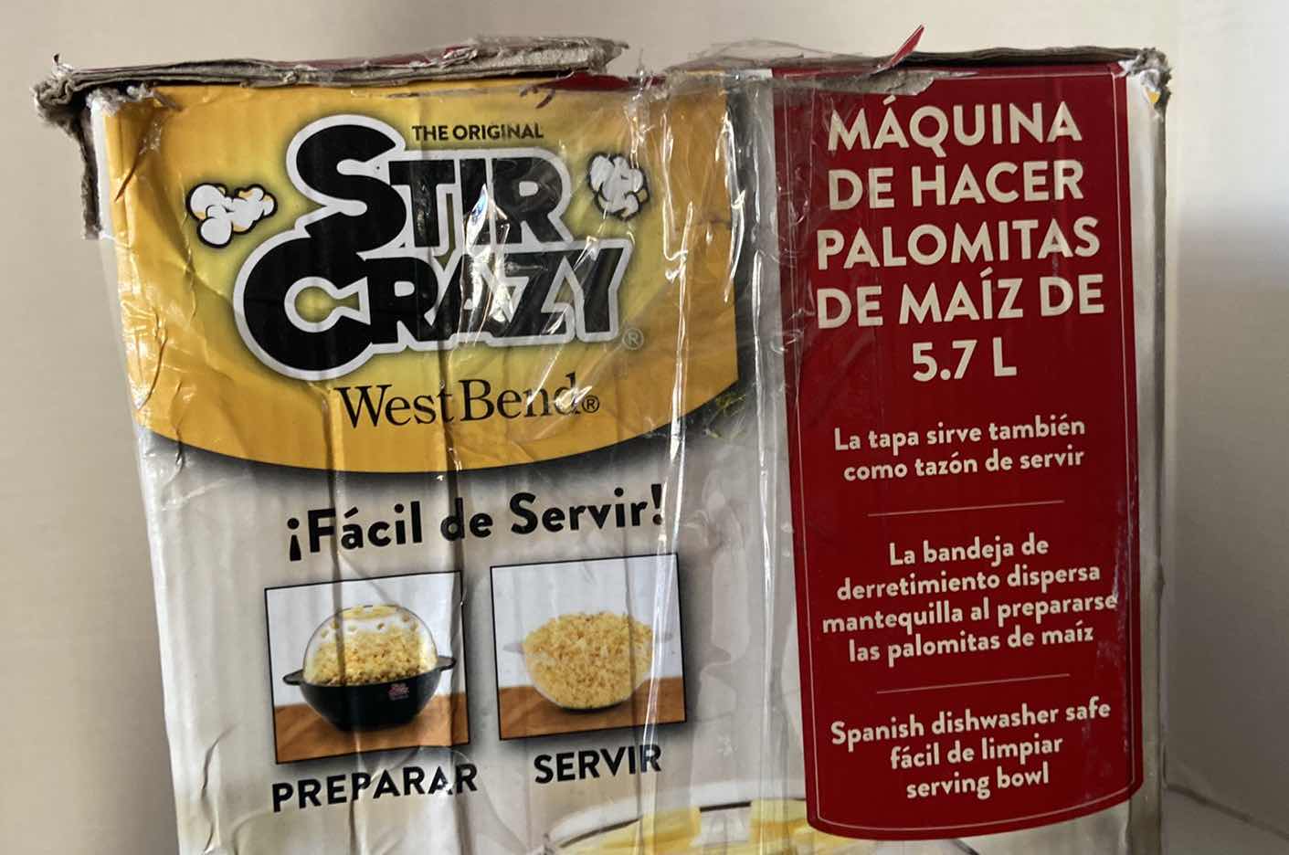 Photo 1 of POPCORN MACHINE 5.7 LITERS