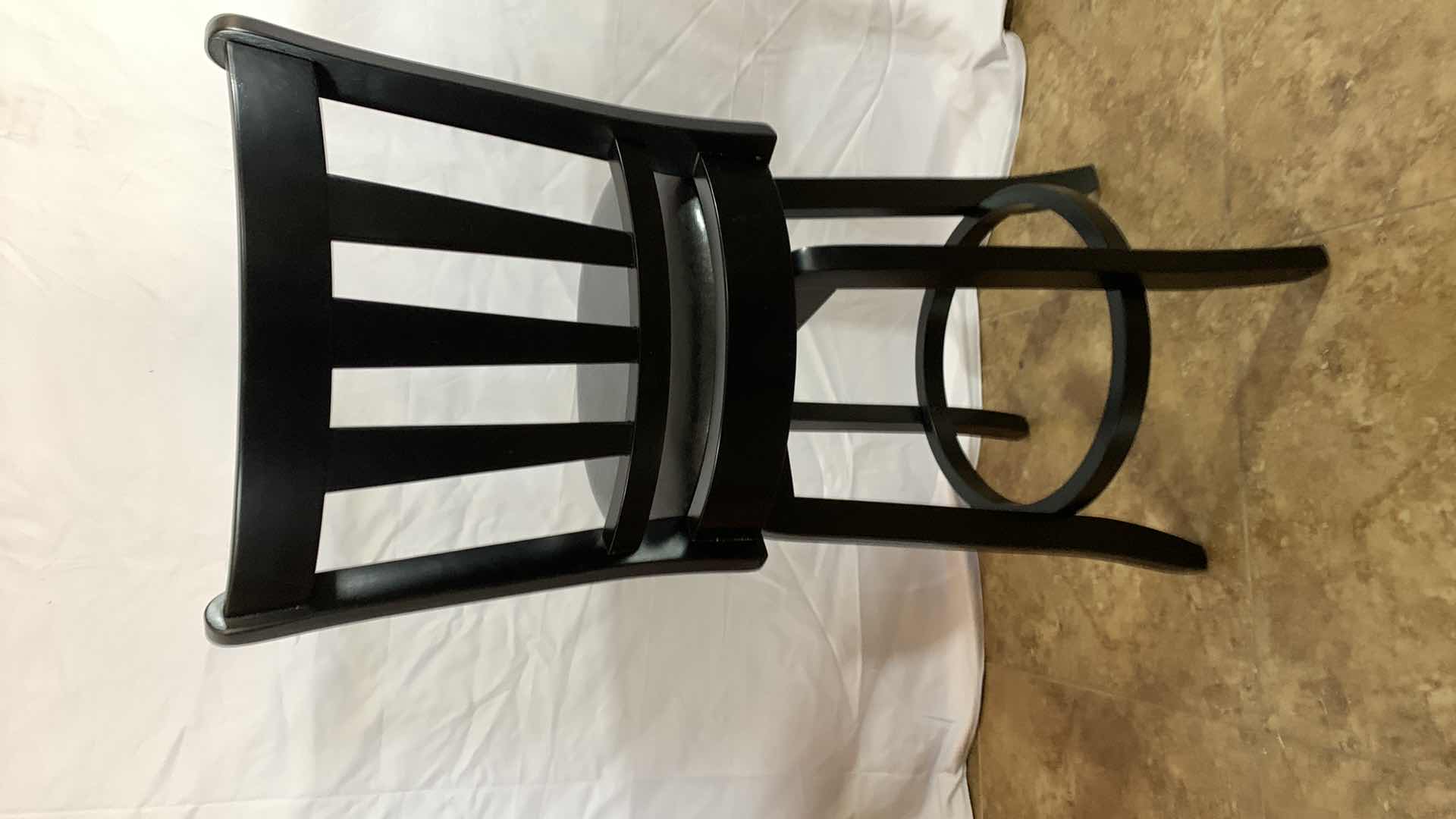 Photo 1 of HILLSDALE WOODEN SWIVEL BAR COUNTER STOOL 38”