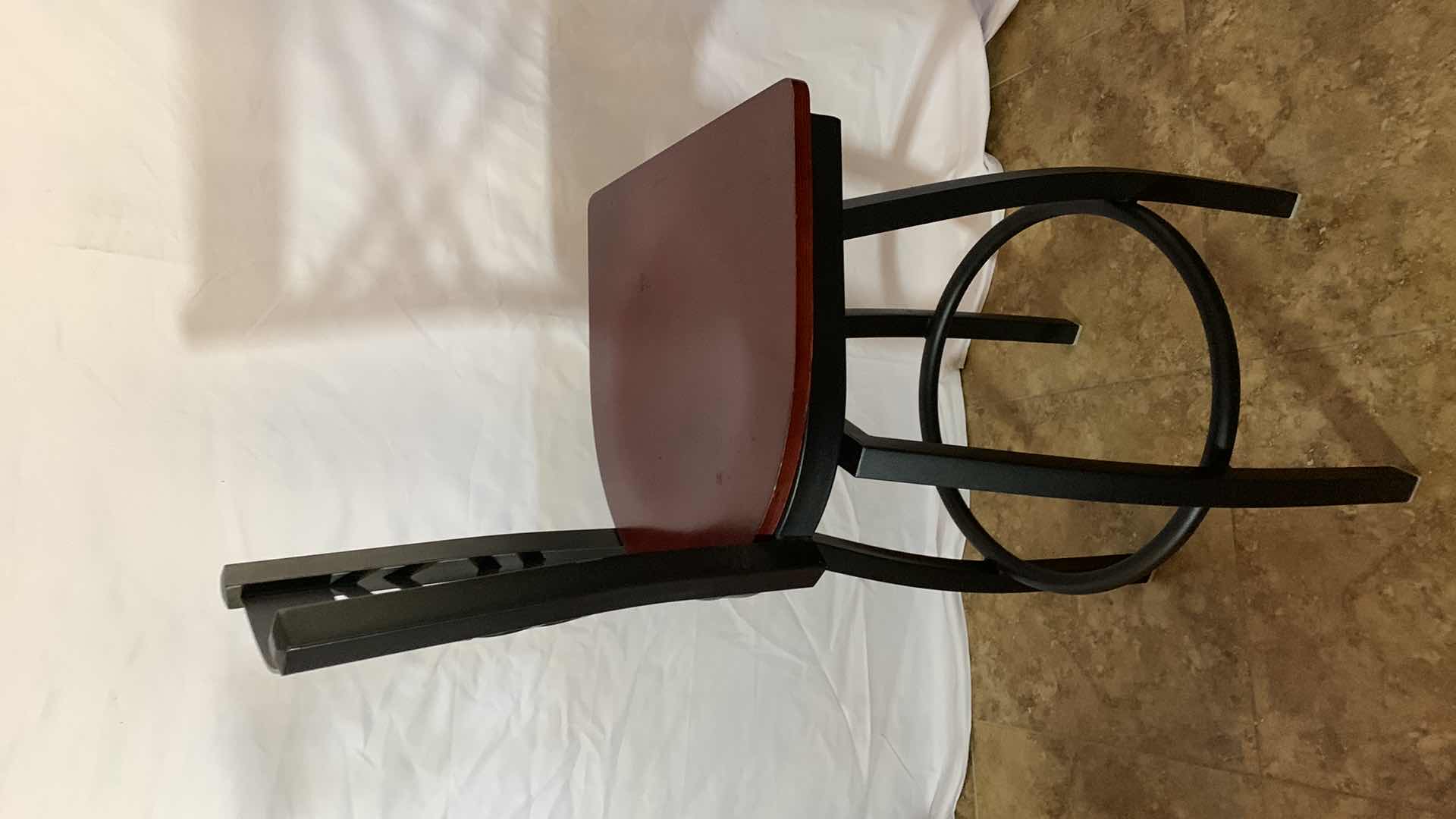 Photo 1 of HERCULES SERIES BLACK METAL SWIVEL BAR STOOL 45” TALL