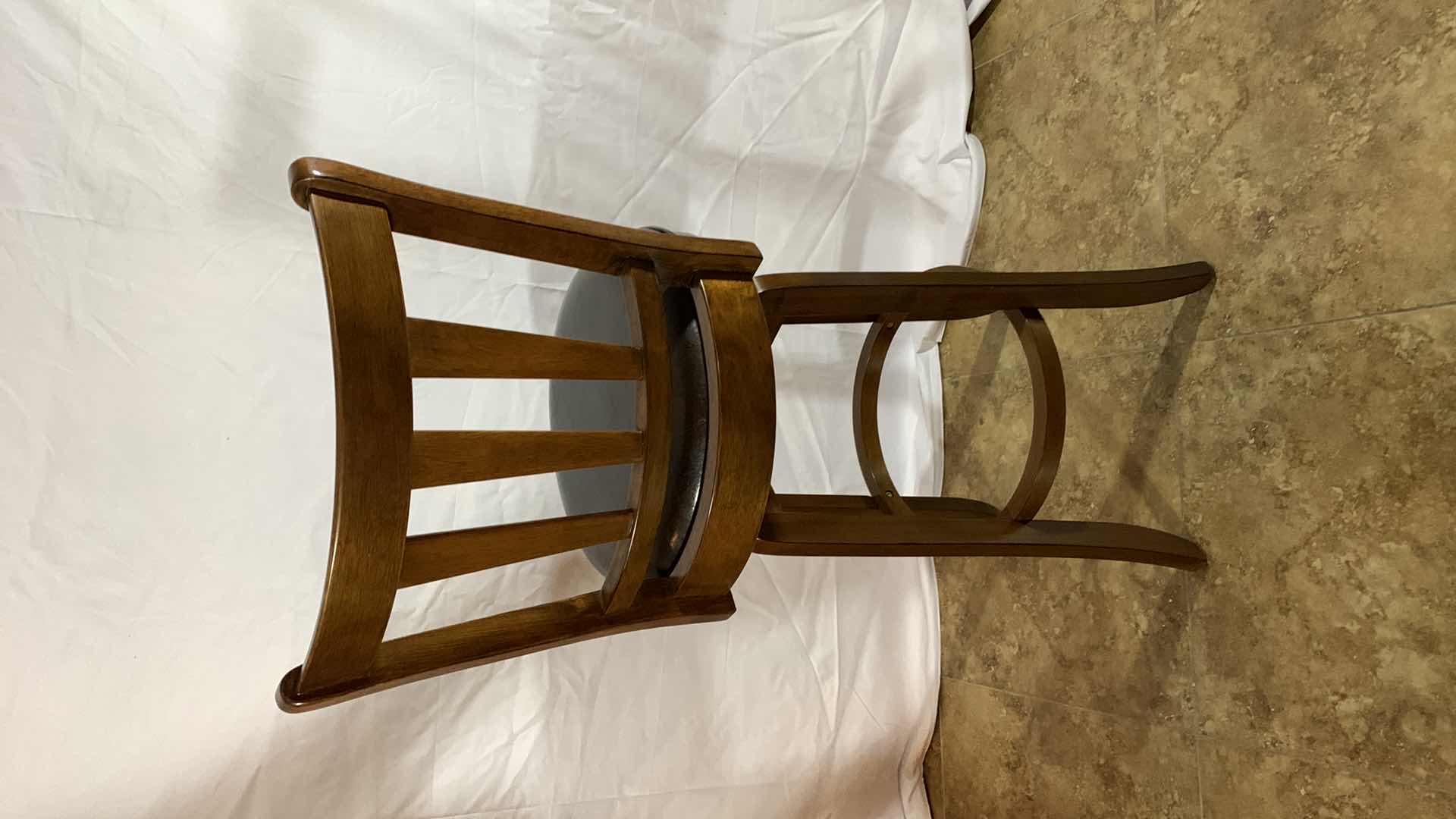 Photo 1 of HILLSDALE PRESQUE ISLE WOOD SWIVEL STOOL 39” TALL