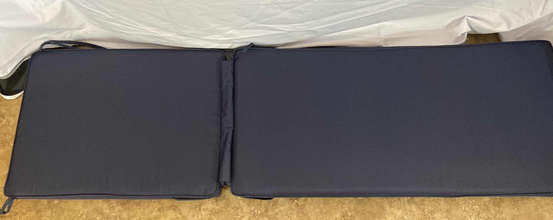 Photo 1 of PATIO CHASE SEAT CUSHION POLYESTER MATERIAL 72” X 21.5”