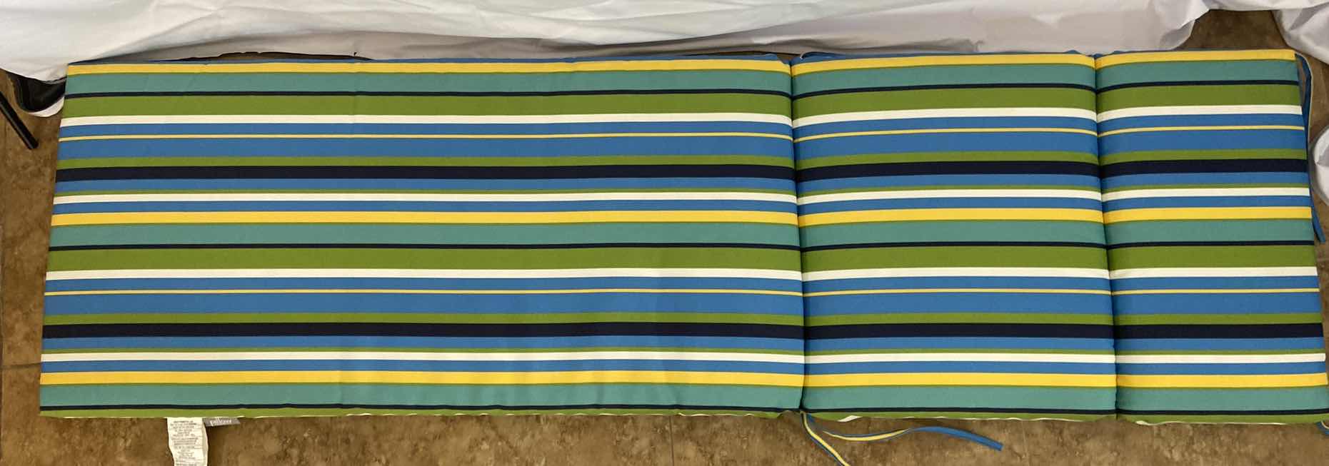 Photo 1 of PATIO CHASE SEAT CUSHION 70” X 21.5” POLYESTER MATERIAL