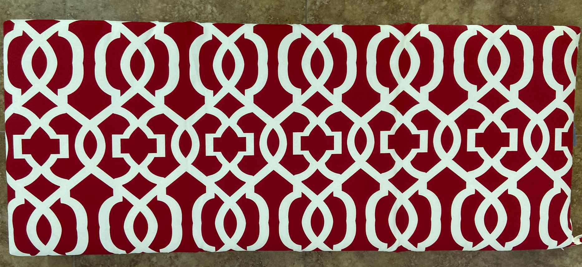 Photo 1 of PATIO CHASE BENCH CUSHION 44” X 19” POLYESTER MATERIAL