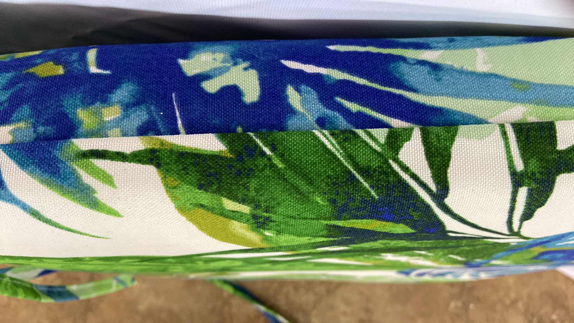 Photo 1 of PATIO CHASE SEAT CUSHION 36” X 18.5” POLYESTER MATERIAL