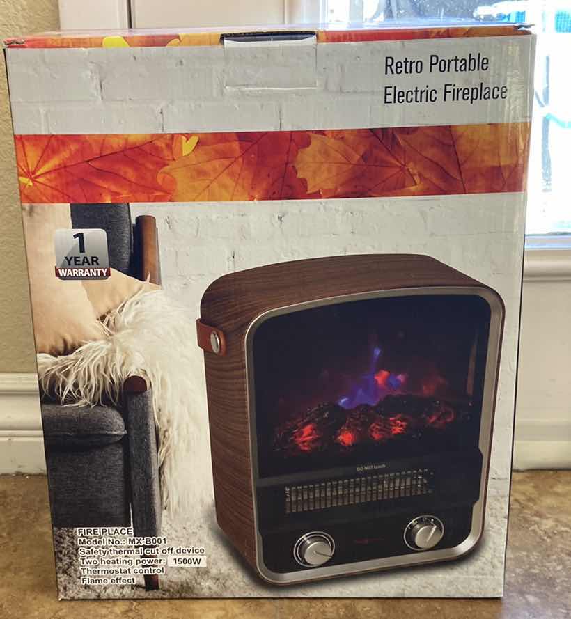 Photo 1 of RETRO PORTABLE ELECTRIC FIREPLACE