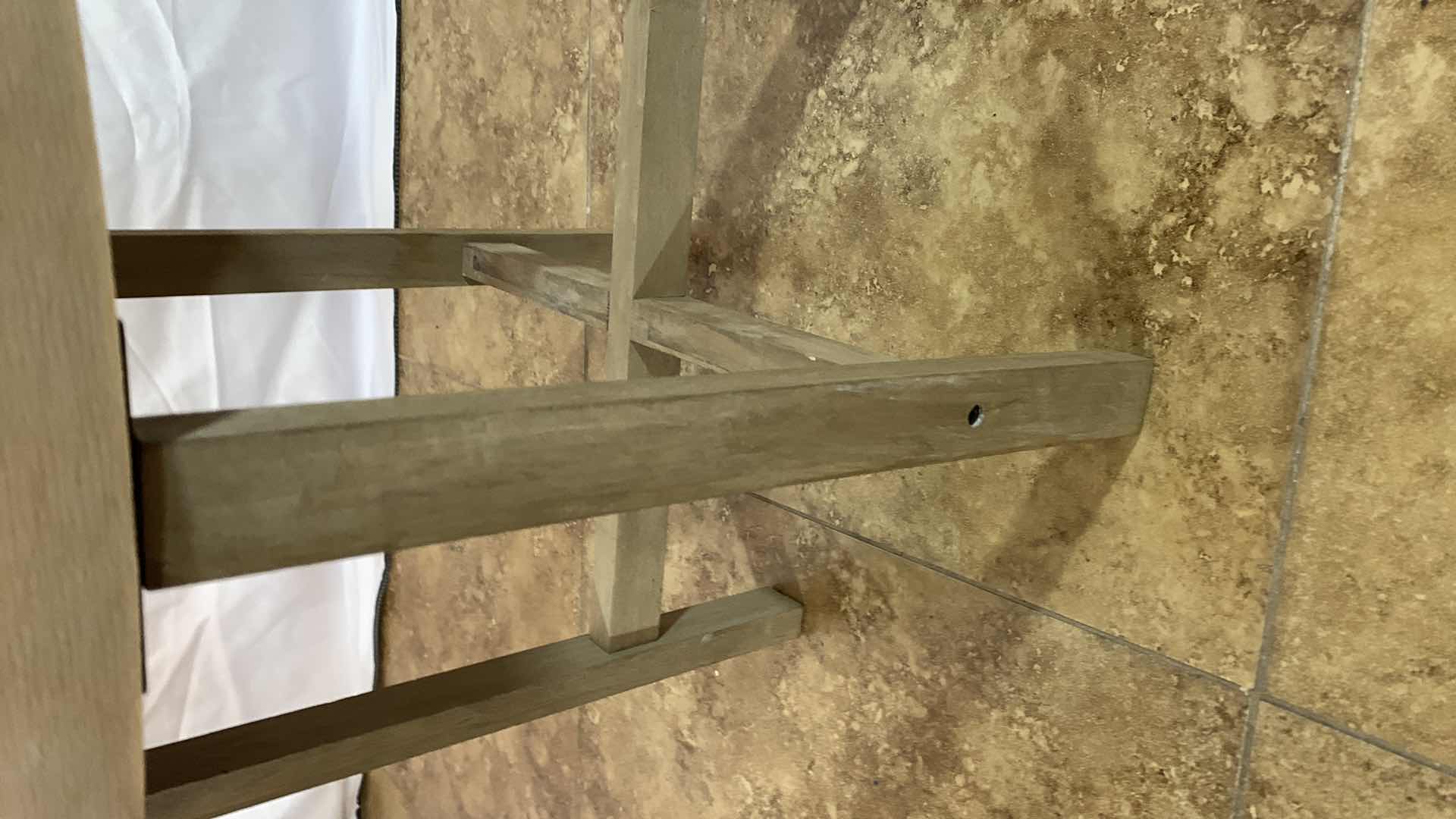 Photo 1 of WOVEN SEAT CIRCULAR TABLE 16” X 16”