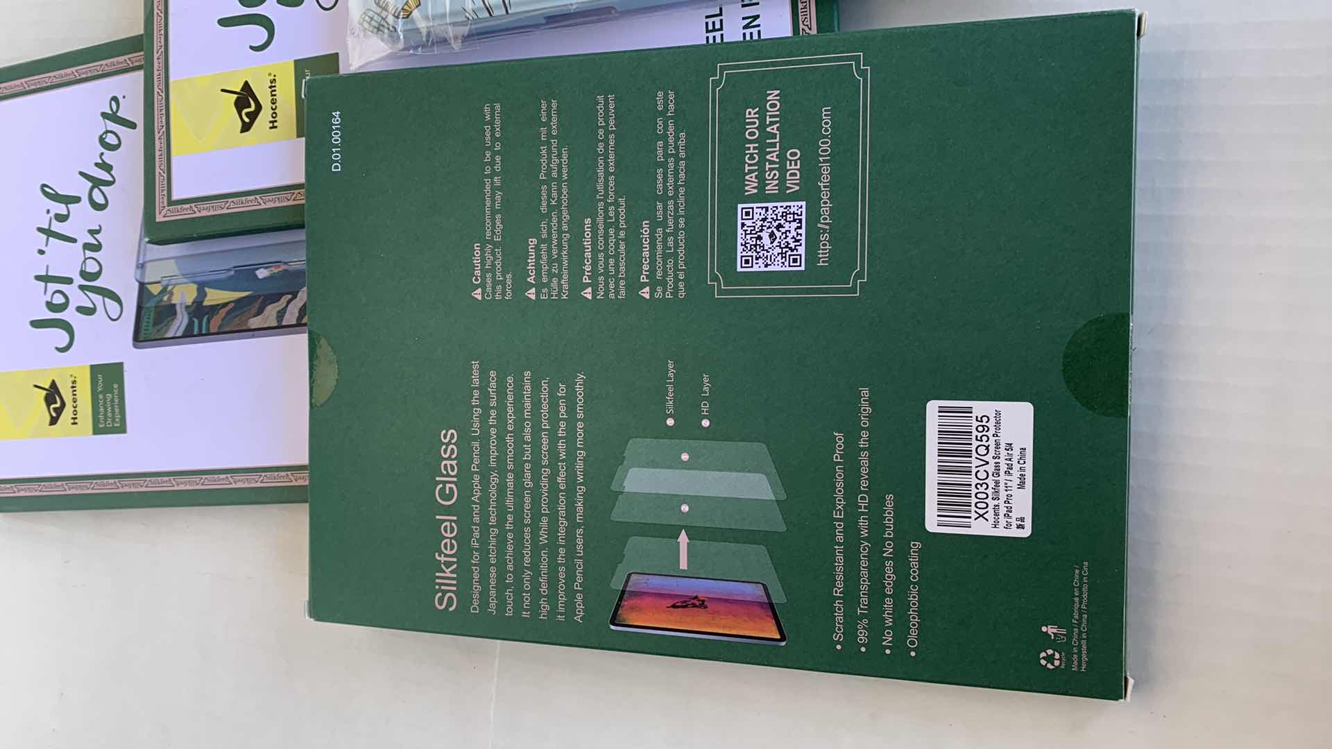 Photo 2 of 3-IPAD PRO 11” SCREEN PROTECTORS AND AN IPAD PRO 11” CASE