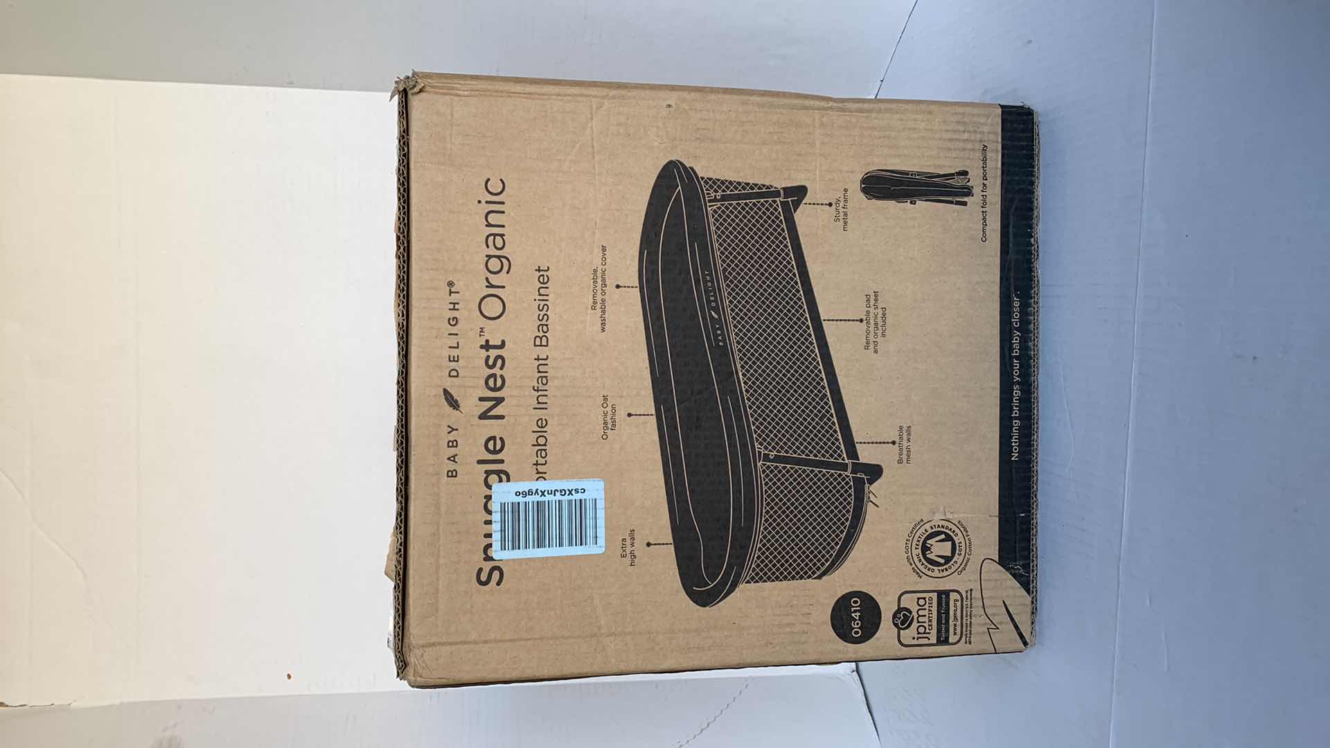 Photo 1 of BABY DELIGHT SNUGGLE NEST ORGANIC PORTABLE INFANT BASSINET 0-5 MONTHS