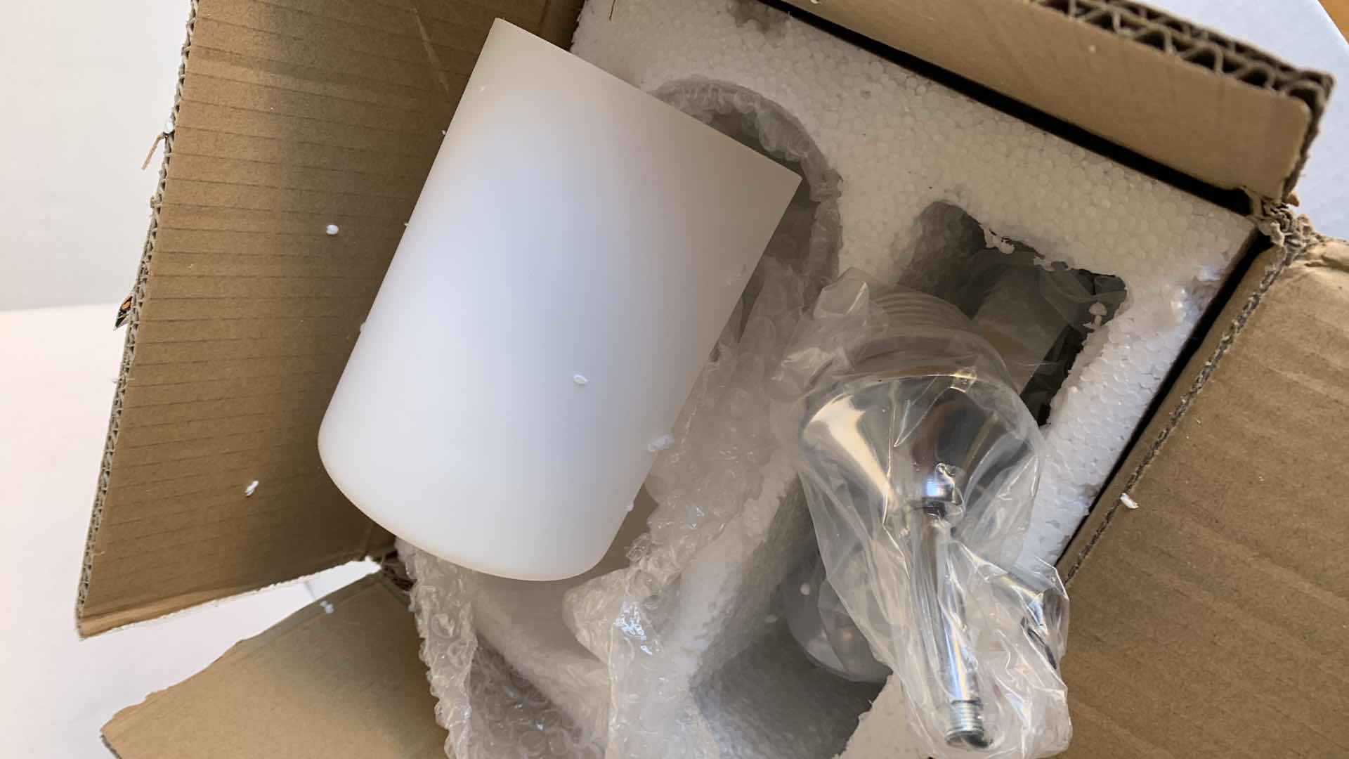 Photo 1 of 2-LIGHT CHROME HANGING LIGHTS