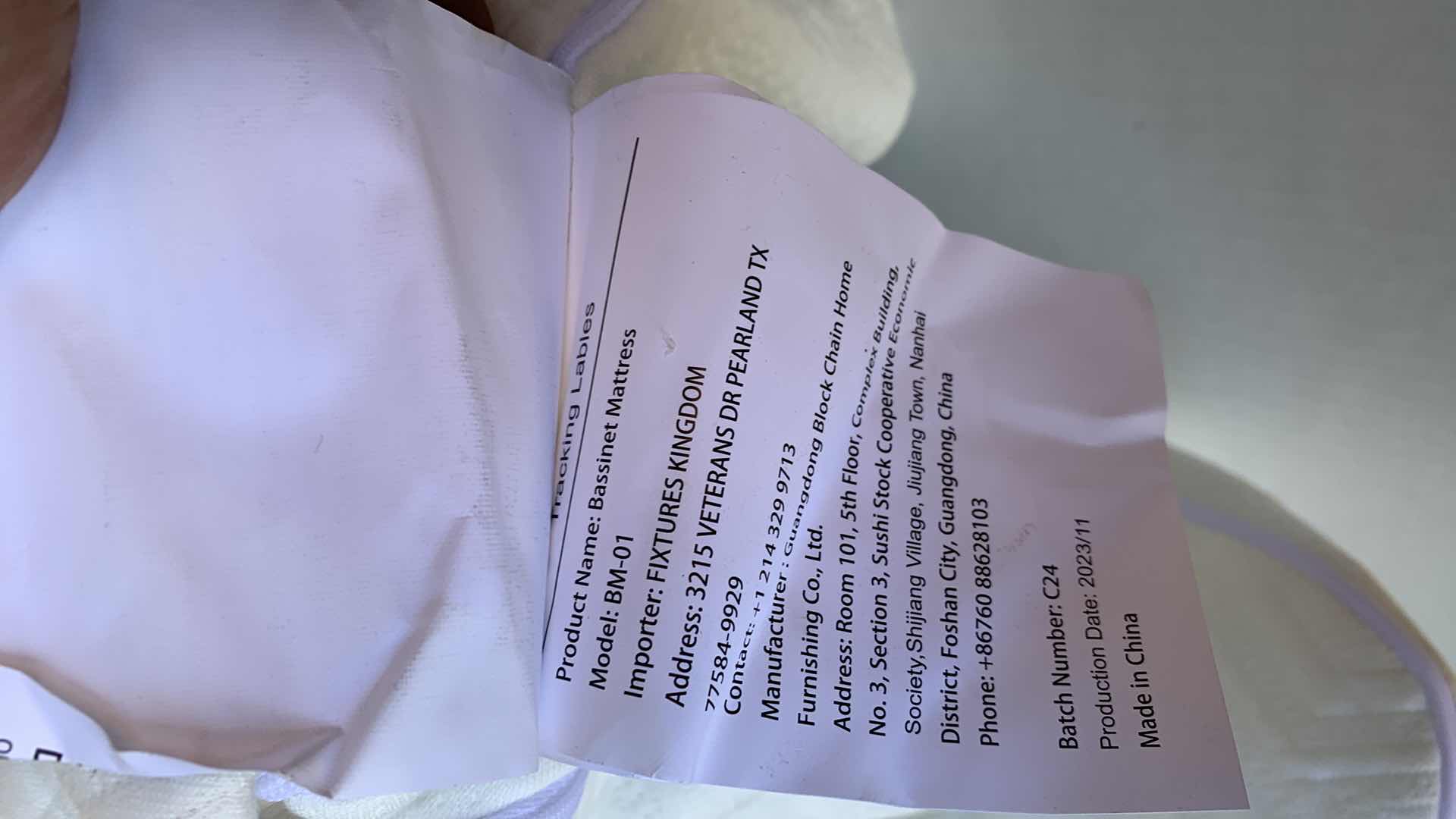 Photo 1 of BABY CHANGING PAD MATTRESS