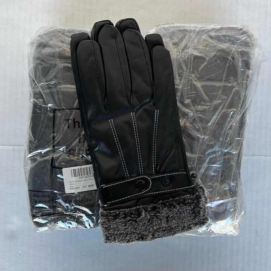 Photo 1 of 6 PAIRS LEATHER GLOVES FOR TOUCHSCREEN