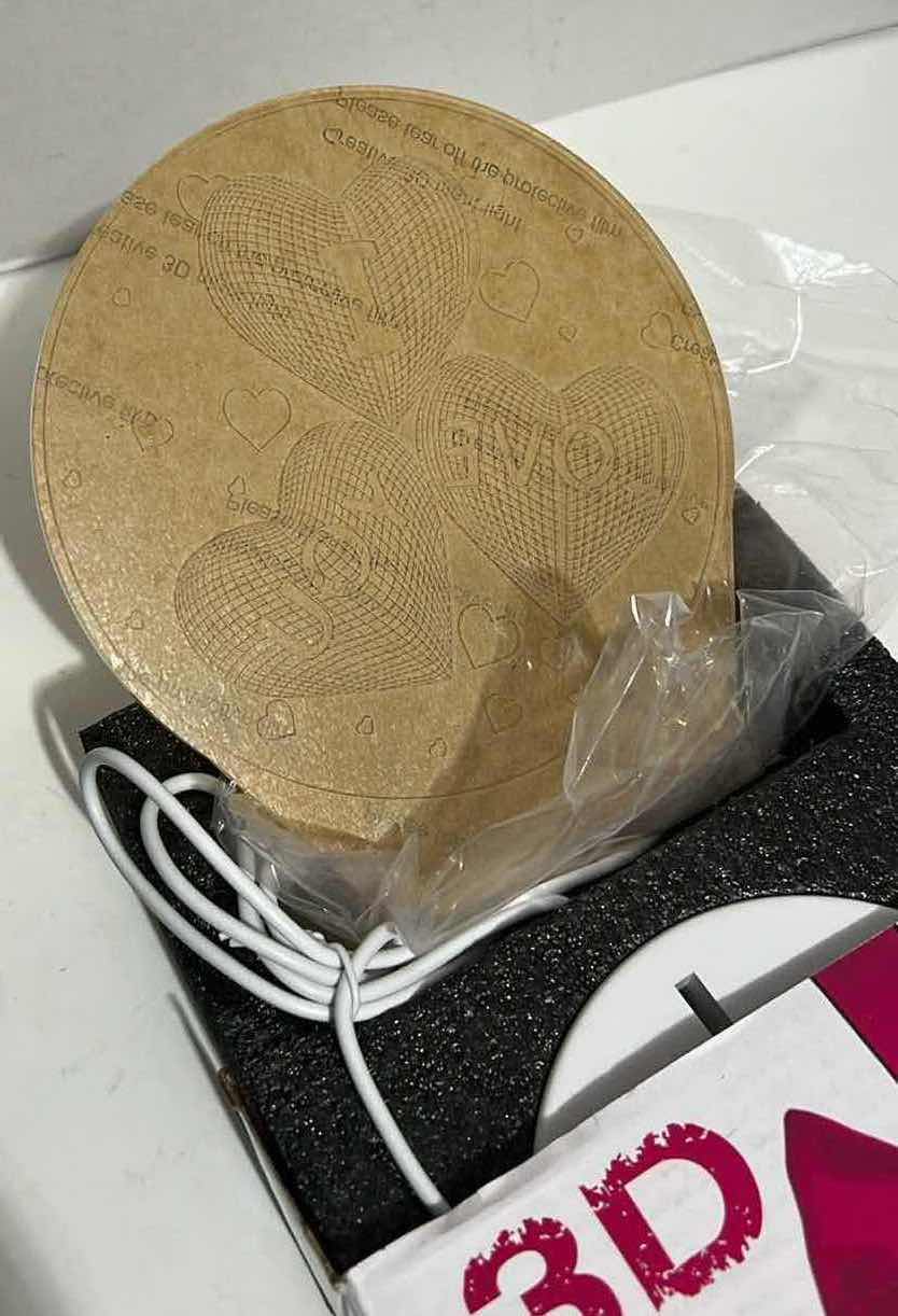 Photo 1 of ‘I LOVE YOU’ 3D ILLUSION NIGHT LAMP AND CHRISTMAS LIGHTS LOT 2