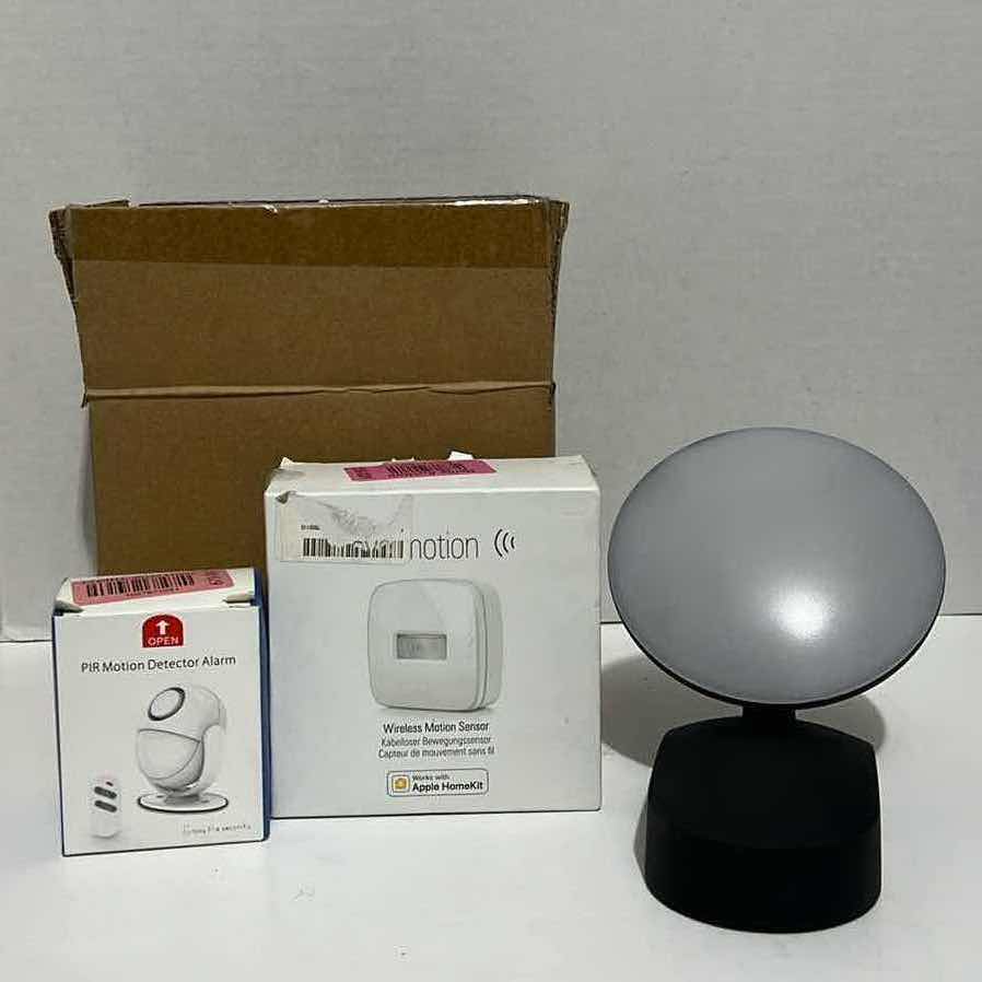 Photo 2 of EVE MOTION WIRELESS MOTION SENSOR, MOTION DETECTOR ALARM AND LED  LIGHT LOT 3
