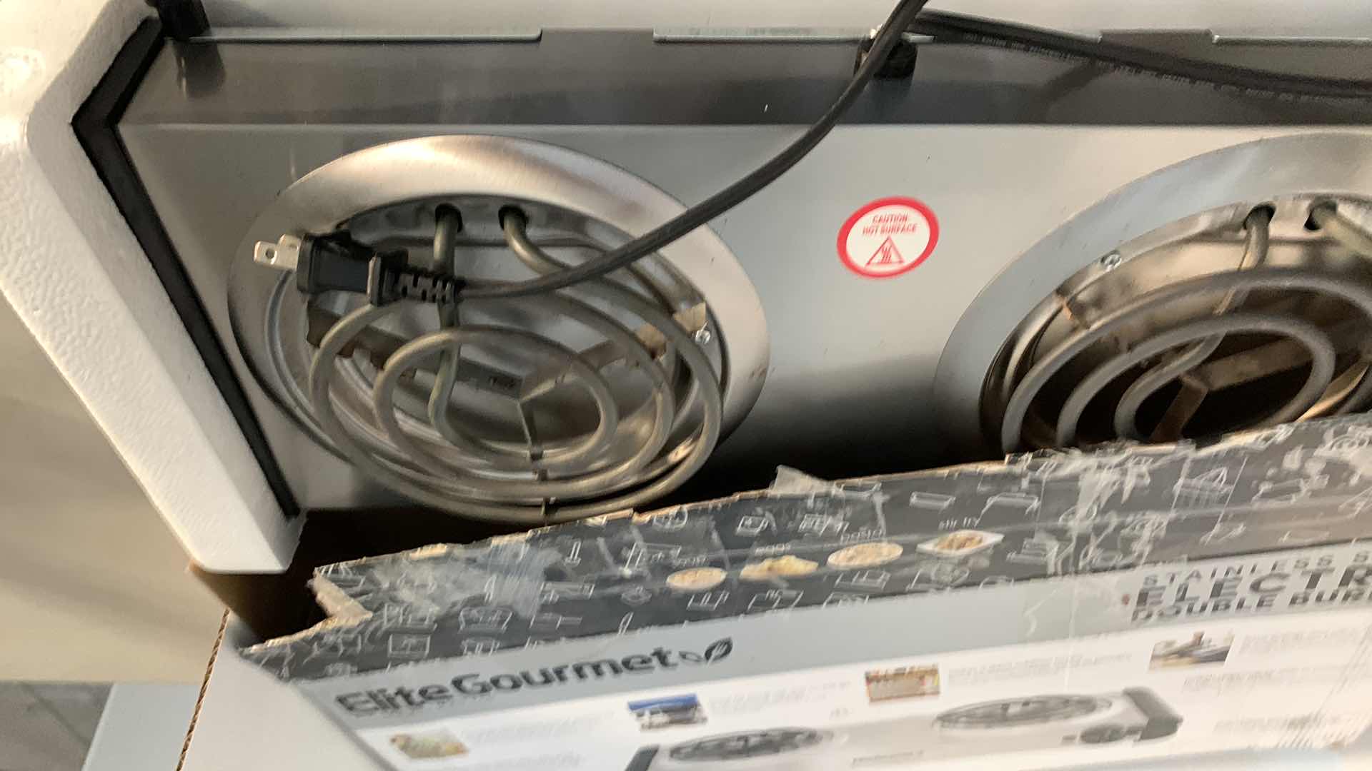 Photo 1 of ELITE GOURMET ELECTRIC DOUBLE BURNER