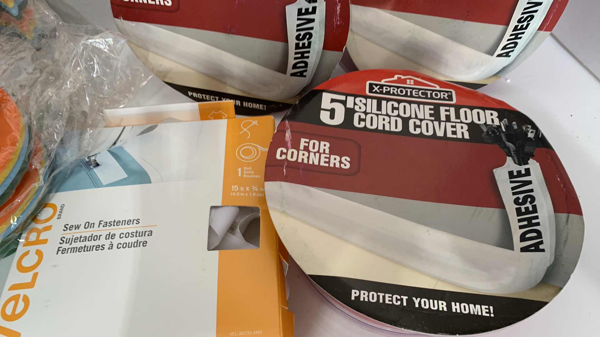 Photo 4 of 3-FLOOR CORD COVERS, KITCHEN FAUCET BASKETS AND SEW ON FASTENERS