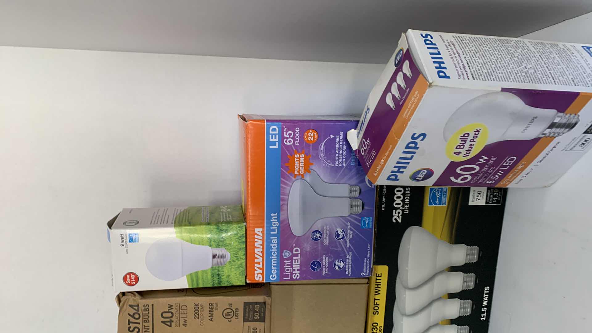 Photo 1 of ASSORTED LIGHT BULBS