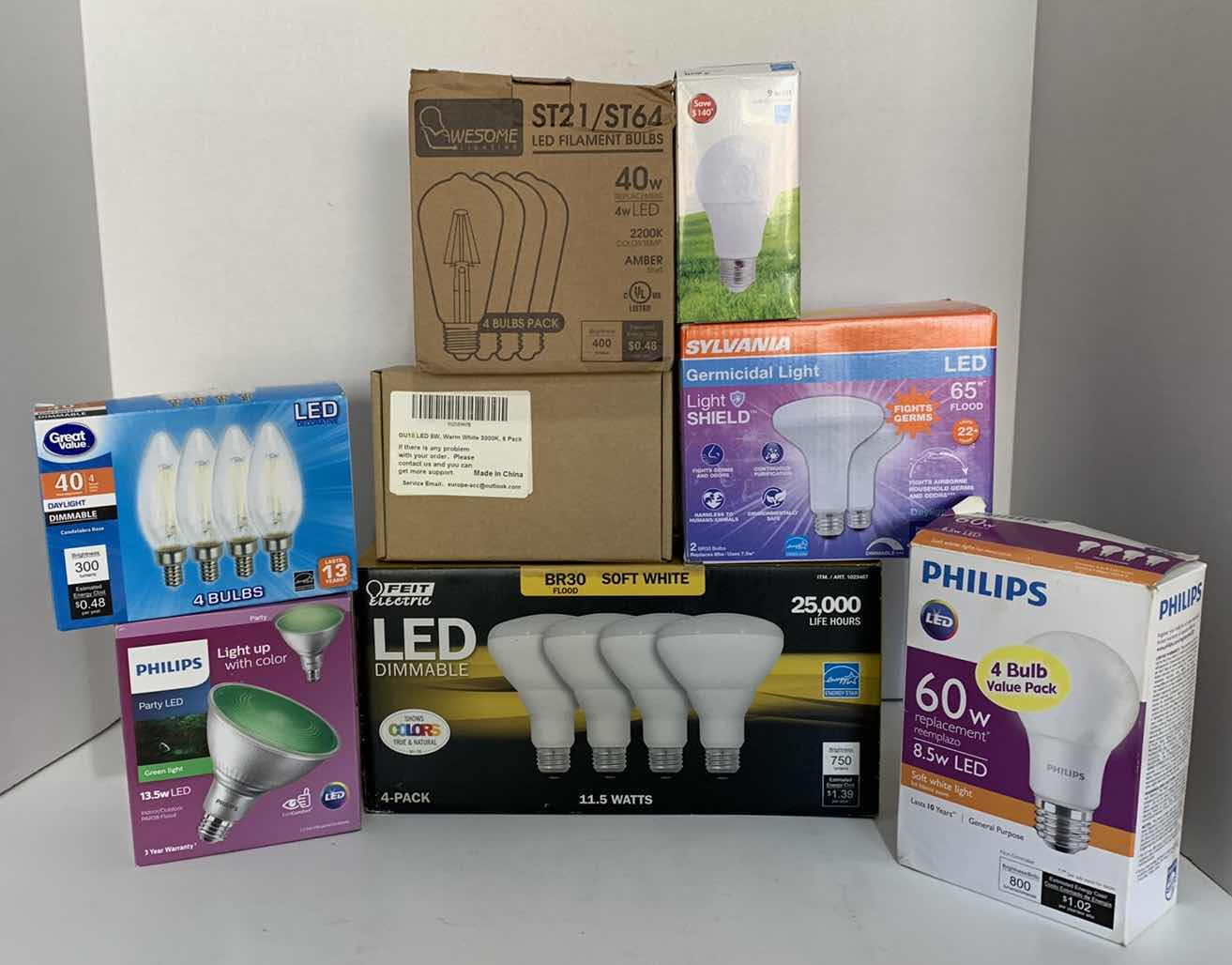 Photo 1 of ASSORTED LIGHT BULBS