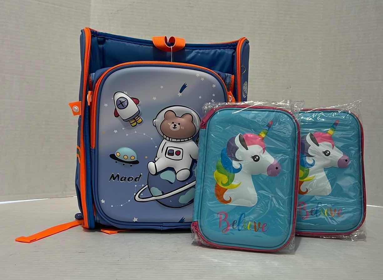 Photo 1 of BACKPACK AND 2-UNICORN PENCIL CASES